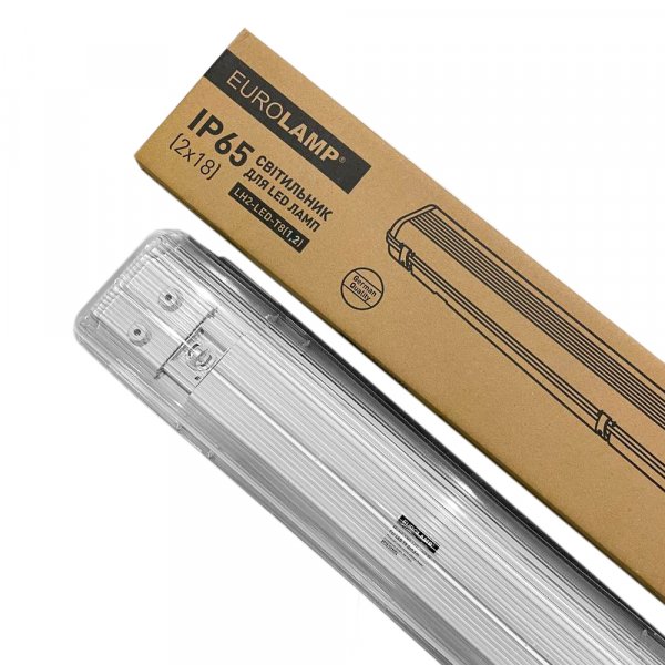 EUROLAMP LED Светильник для ламп LED T8x2 (1.2m) IP65 (10) LH2-LED-T8(1.2)