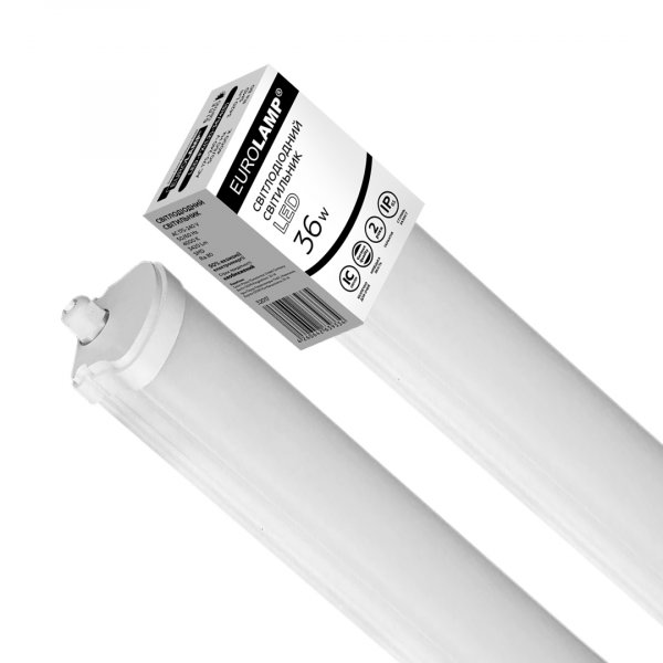 EUROLAMP LED Светильник линейный квадратный S IP65 36W 4000K (1.2m) (30) LED-FX(1.2)-36/4(S)