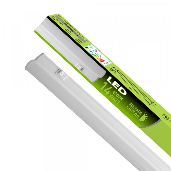 EUROLAMP LED Светильник линейный IP44 14W 4000K (T5) (50) LED-FX(T5)-14/4