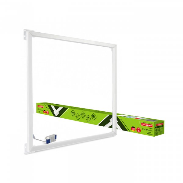 EUROLAMP LED Светильник 595*595 (рамка) 40W 5000K (20) LED-Panel-40/50(FR)