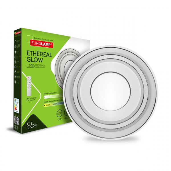 EUROLAMP LED Светильник акриловый круглый Ethereal Glow T35 85W 3000-6500K (5) LED-ALR-85W-T35