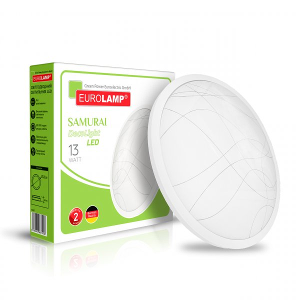 EUROLAMP LED Светильник круглый накладной матовый Samurai T23 13W 4000K (20) LED-NLR-13W-T23