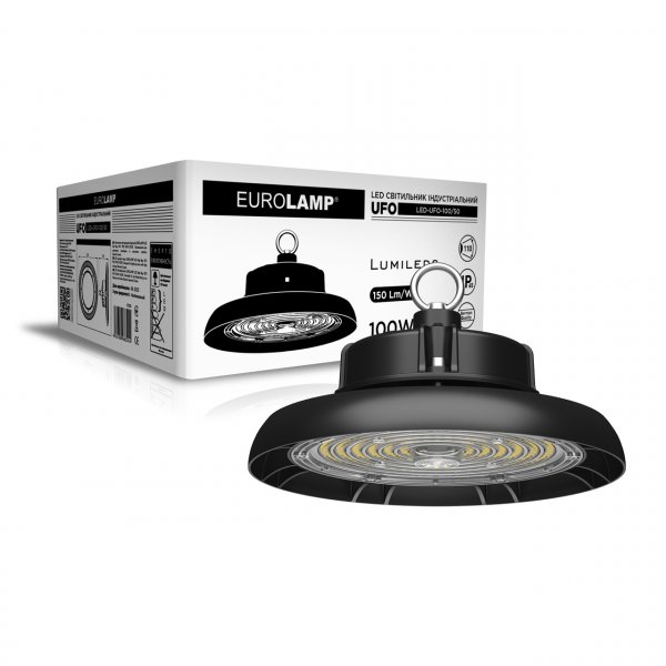 EUROLAMP LED Светильник индустриальный UFO IP65 100W 5000K (1) LED-UFO-100/50