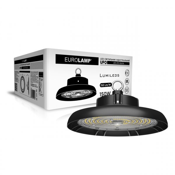 EUROLAMP LED Светильник индустриальный UFO IP65 150W 5000K (1) LED-UFO-150/50