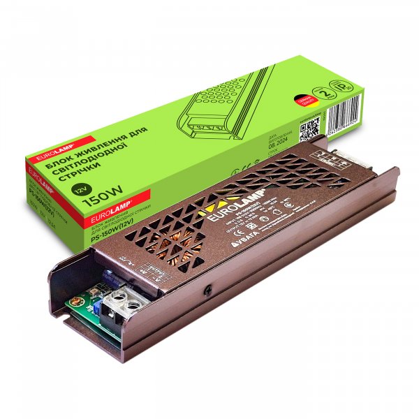 EUROLAMP Блок живлення для світлодіодної стрічки 150W 12V 12,5A (80) PS-150W(12V)