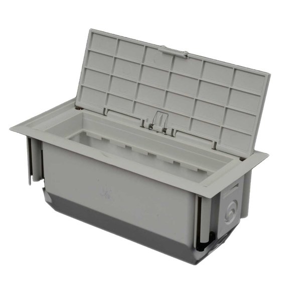 Коробка для приладів в меблі, подвійну підлогу або пустотілі стіни; біла; 175х80х75 мм