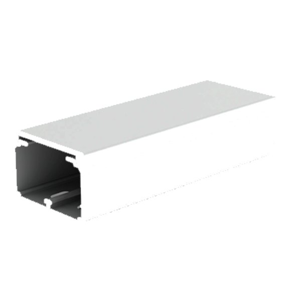 Кабельный канал из ПВХ белого цвета; 60х40мм; Серия LH; ПВХ