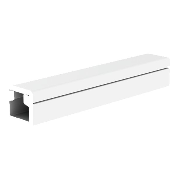 Кабельный канал из ПВХ белого цвета 11х10мм; Серия LV; ПВХ