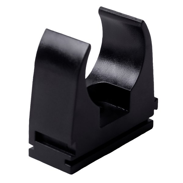 Крепление трубы 25 мм; Ø25мм; ПВХ; t применения -25+60 °с; черное;