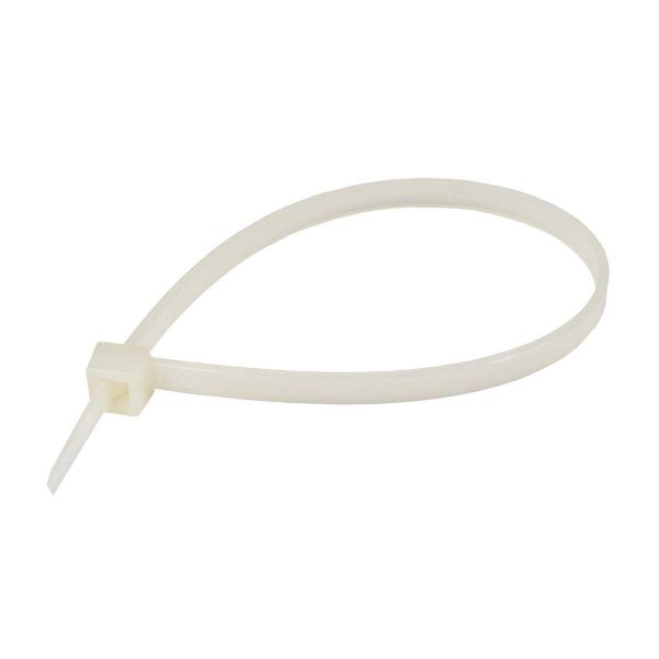 Стяжная лента; Ø129мм; РА; белая; длина 450мм