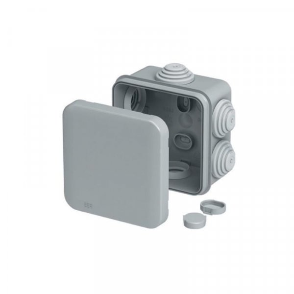 Коробка розподільча герметична IP55 зовнішня квадратна 85х85х40 мм NX1044