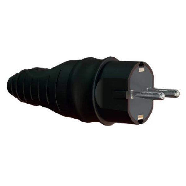 Вилка пряма з заземленням каучук
Чорна / Червона NX2000