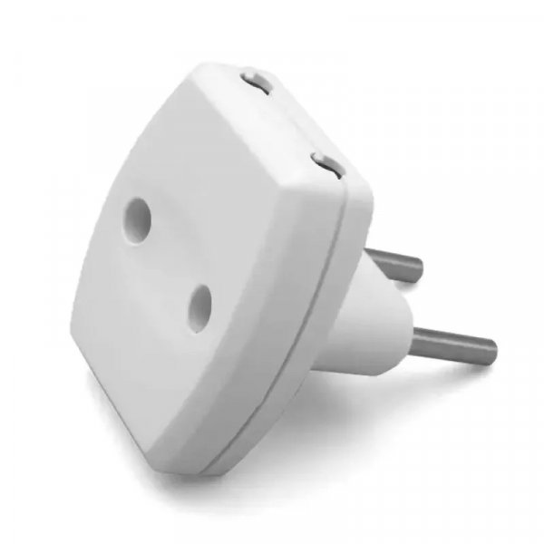 Тройник переходник Белый/Чёрный NX1019