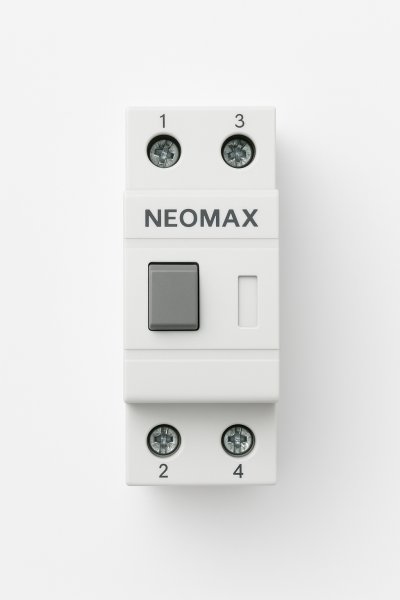 Модульний магнітний контактор (двополюсний) 20А 2NO 230V NEOMAX NXMC2020