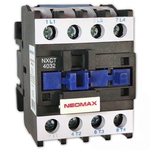 Контактор (чотирьохполюсний) 18А 230V NEOMAX NXCT4018