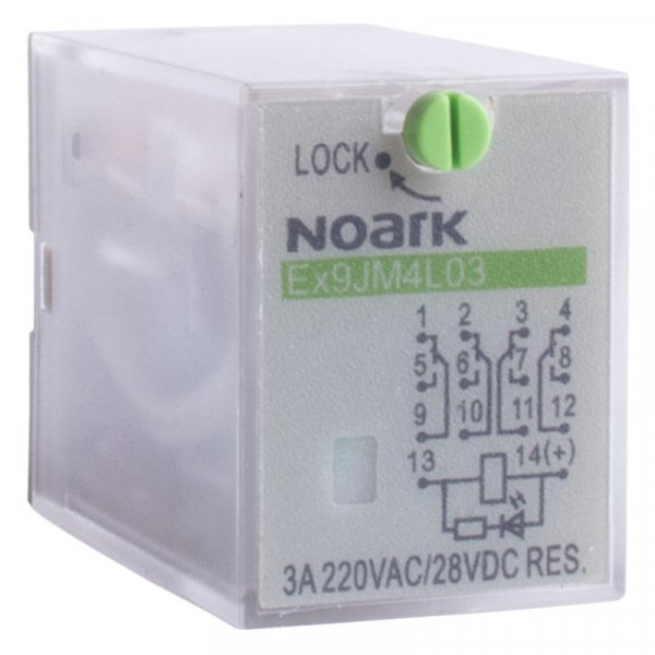 Реле електромеханічне 3 A, 24 V DC, 4 контакти Ex9JM4L03 24VDC 110316