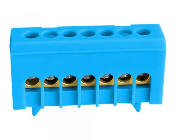Клеммный блок, закрытый, пластиковый держатель на DIN-рейку, синяя, 15x16mm2 TBB 15x16 103852
