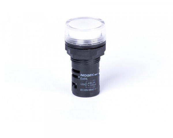 Індикатор, плоска лінза, біла, 24V AC/DC Ex9IL 1R w 24V AC/DC 105423