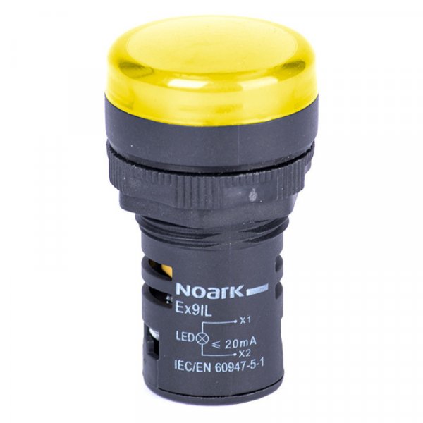 Индикатор, выступающая линза, желтая, 24 В AC/DC Ex9IL 2R y 24V AC/DC 105466