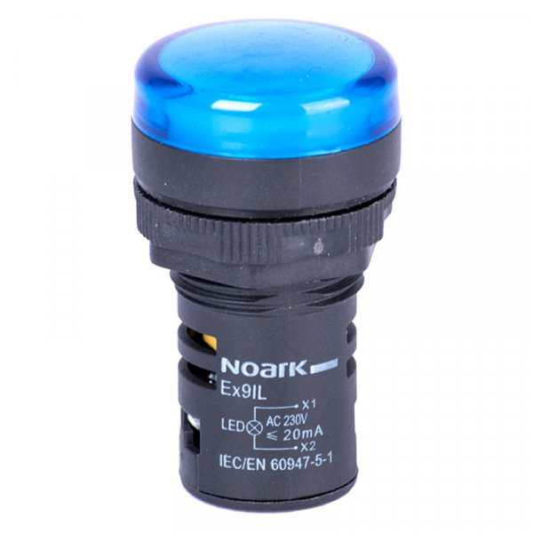 Індикатор, виступаюча лінза, синя, 230V AC Ex9IL 2C b 230V AC 105487
