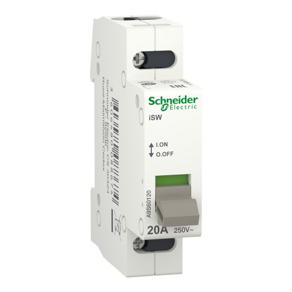 Выключатель нагрузки iSW 1P 20A A9S60120 Schneider Electric