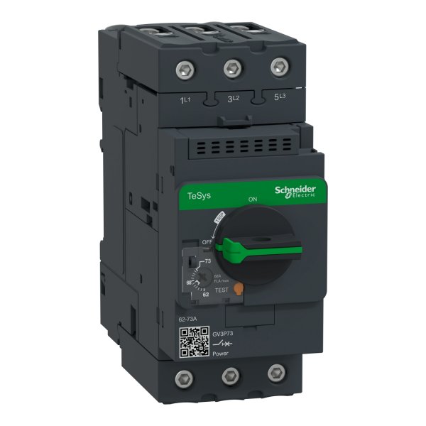 Автомат защиты двигателя Everlink тепловой-магнитный Tesys GV3 62-73А GV3P73 Schneider Electric