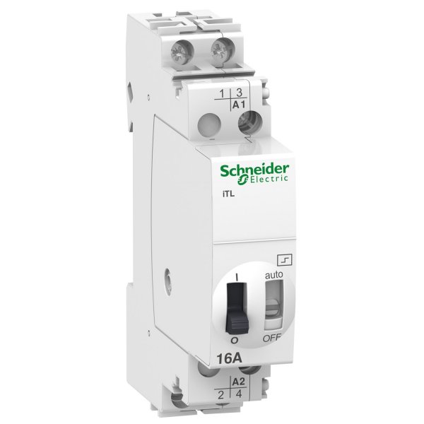 Импульсное реле A9C30012 iTL 16A 2НО 12В АC 6В/DC Schneider Electric