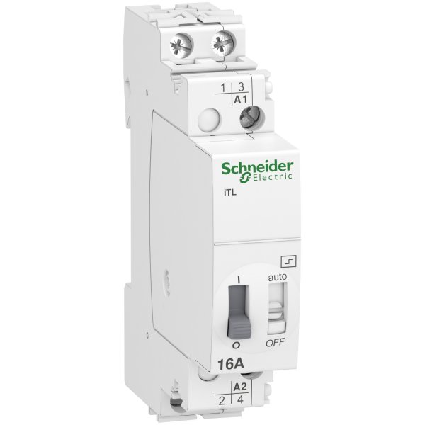 Импульсное реле A9C30812 iTL 16A 2НО 230В АC 110В/DC Schneider Electric