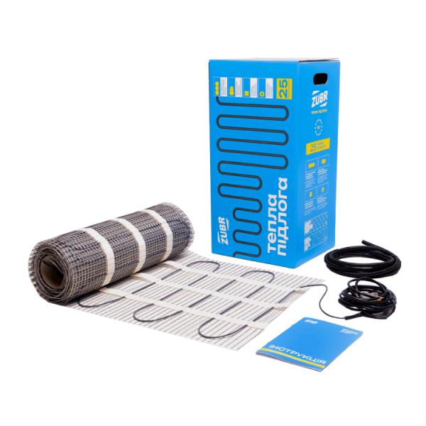 Теплый пол ZUBR DC MAT 240 Вт (1,5 м², 3 м)