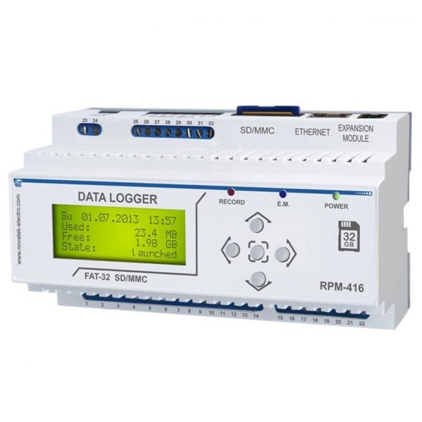 РПМ-416 Микропроцессорный регистратор электрических параметров Novatek-Electro