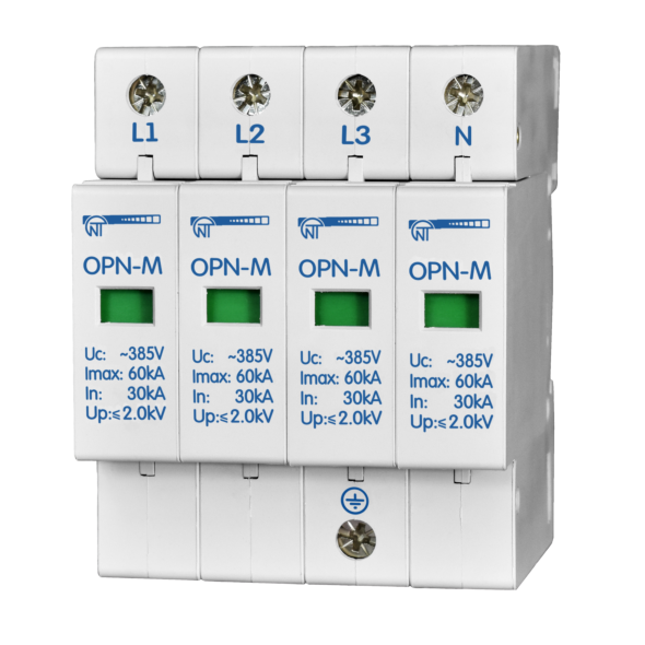 Ограничители импульсных перенапряжений OPN-M (4S) 30 кА Novatek-Electro