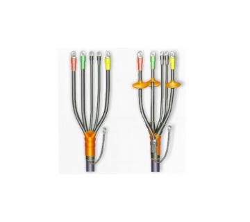 Концевая термоусаживаемая муфта до 1кВ 4 ПКВНТпБН-1 (70-120) с наконечниками