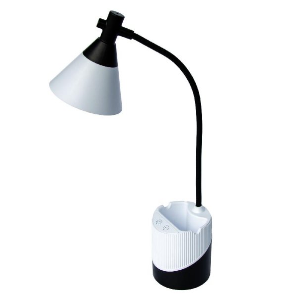 Настольная LED лампа аккумуляторная Ridy-С4-PWR 4Вт бело-черная 000059889