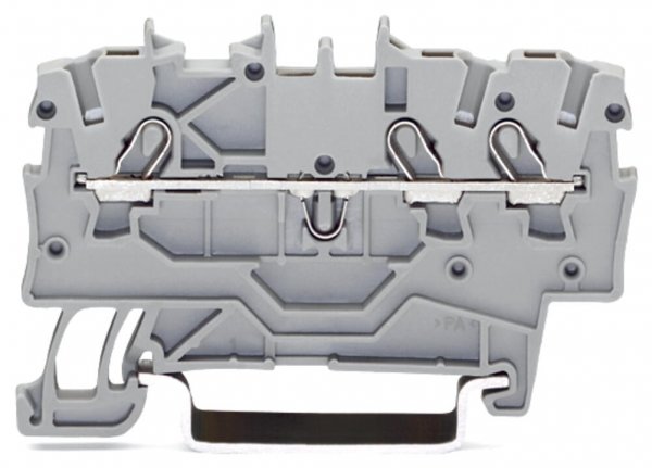 Триконтактна клема Wago 2000-1301 Topjob S 1,0мм² (сіра)