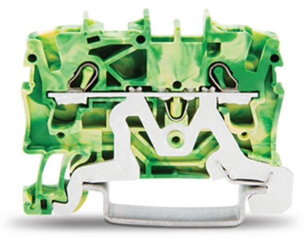 Заземлююча клема Wago 2002-1207 Topjob S 2,5 мм (жовто-зелена)