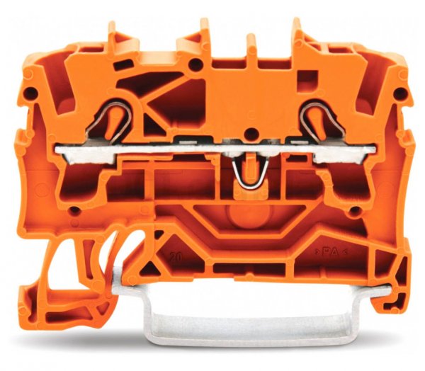 Клемма Wago 2000-1202 Topjob S 1,0 мм² (оранжевая)