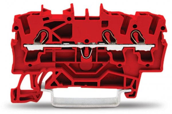 Прохідна клема Wago 2002-1303 для Ex e (червона)