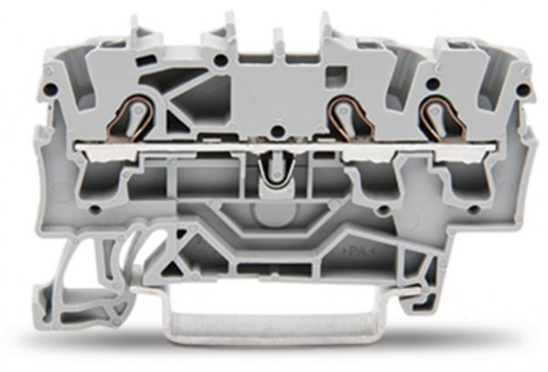 Триконтактна клема Wago 2002-1301 Topjob S 2,5-4мм² (сіра)