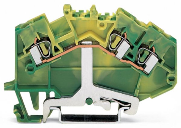 Клема заземлення Wago 780-637 2,5 мм (жовто-зелена)