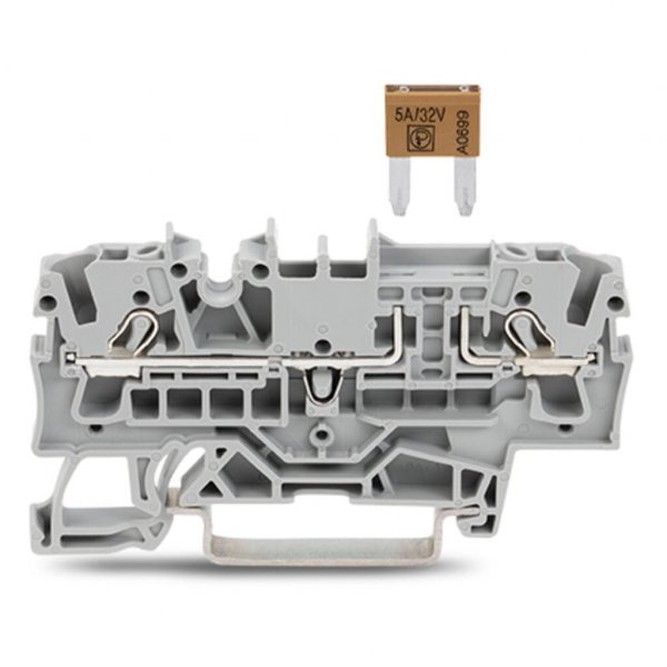 Клемна колодка Wago 2002-1681 із запобіжником