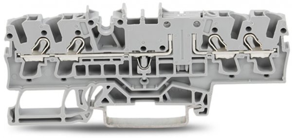 Проходная клемма Wago 2002-1801 Topjob S (серая)