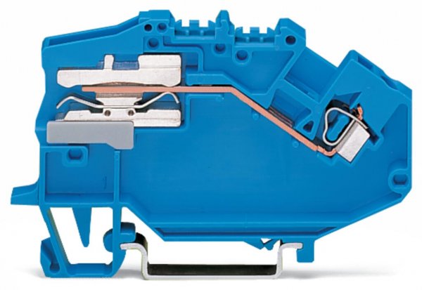 N клема, що розмикається Wago 780-613 2,5мм² (синя)