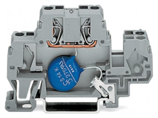 Компонентна клема Wago 870-523/281-583 з варистором 48В DC (сіра)