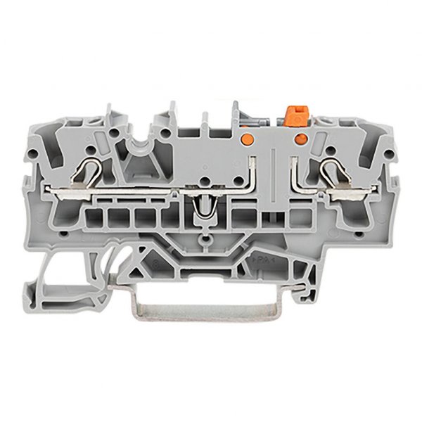 Клема Wago 2002-1671 Topjob S с разъединителем 16 А (серая)