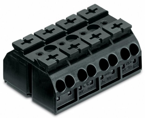 Клема 4-х полюсна Wago 862-504