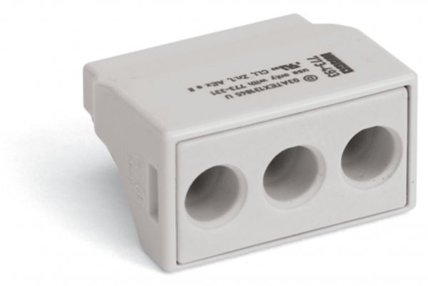 Клема на 3 провода 773-493 2,5-6,0 мм², 41 А (WAGO)