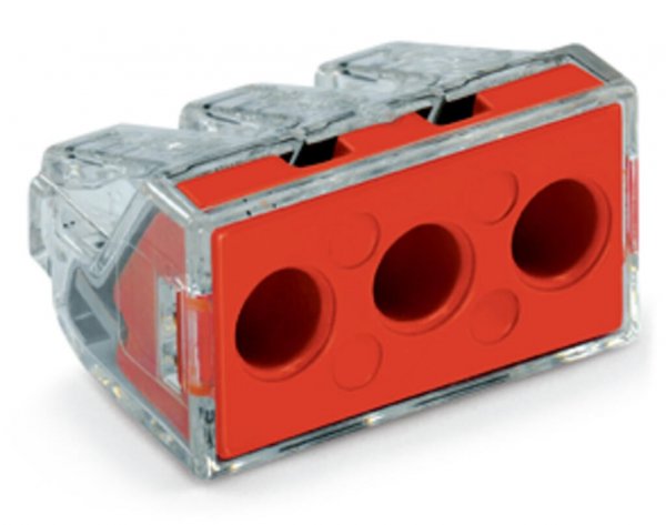 Клема на 3 провода WAGO 773-173 2,5-6,0 мм² 41 А