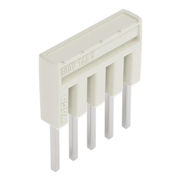 П'ятиконтактна перемичка Wago 2000-405 (сіра)