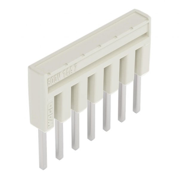 Изолированная гребенчатая перемычка Wago 2000-407 на 7 контактов 14 А