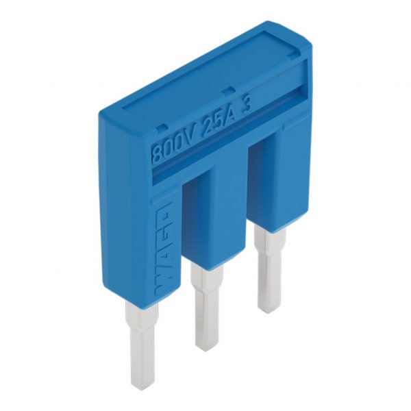 Ізольована перемичка Wago 2002-403/000-006 Topjob S на 3 контактів (синя)